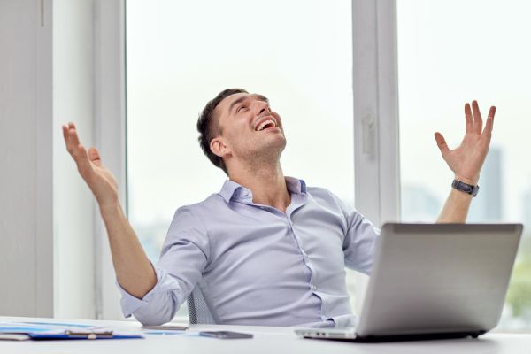 two people working in an office